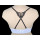 textiler BH-Träger auf dem Rücken gekreuzt mit Schmetterling (10405)