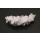Haargesteck mit Blüten, Blättern, Strasssteinen und Perlen weiß (30006-W)